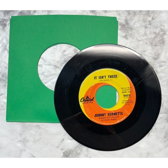 Johnny Burnette Wish It Were Saturday Night All Week Long 45 Rock Capitol 5023 - Picture 5 of 6